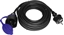 Picture of Orno Przeduacz warsztatowy bryzgoszczelny IP44, 1x2P+Z (schuko) 30m, kabel gumowy olejoodporny H07RN-F 3x1,5mm2, 230VAC/16A