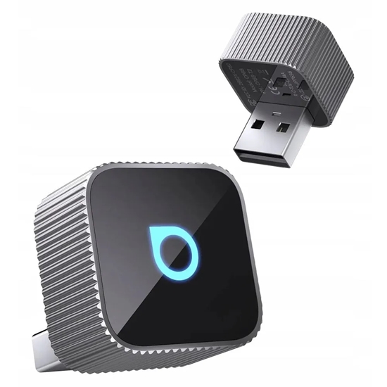 Picture of Ottocast T2 Mini Slim bezvadu CarPlay un Android Auto adapteris Silver