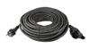 Изображение Ilgiklis 1 lizdo 10m su izeminimu 3x1.5 mm2 IP44 su gumine izoliacija, juodas