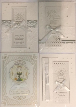 Изображение Panorama Karnet Komunia rcznie robiony C5 + koperta - 239421