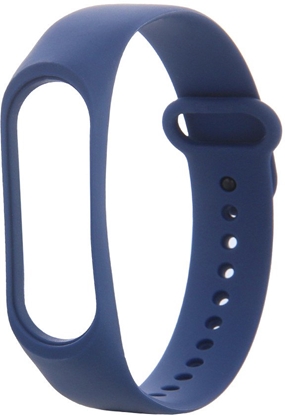 Изображение Pasek silikonowy do Xiaomi Mi Band 5 / 6 granatowy