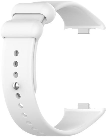 Picture of Pasek Silikonowy Mi Band 8 Pro / M8 Pro (12), WHITE / BIAY
