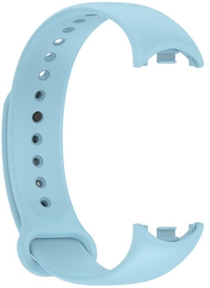 Picture of Pasek Silikonowy Mi Band 9 / M9 / 8 / M8 (9), LIGHT BLUE / BKITNY