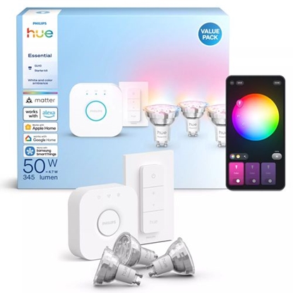 Изображение Philips Hue E WCA 345 GU10 3kit EU |