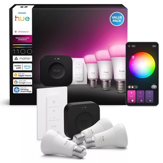 Picture of Philips Hue WCA A60 E27 2KIT sw Pro EU |