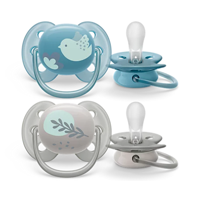 Изображение Philips SCF091/15 Avent Ultra soft DECO Baby Teat 6-18m 2 pcs