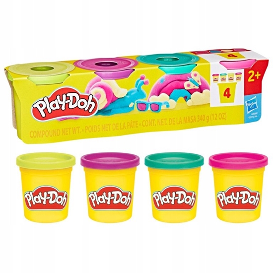 Picture of Play-Doh 4 Pack 340 g - Vibrant