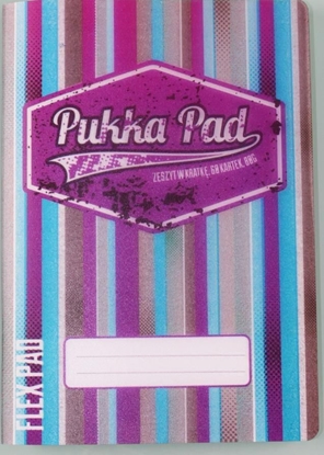 Attēls no Pukka Pad Zeszyt A5 60 kartek kratka Americano pink