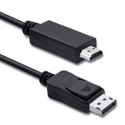 Picture of Qoltec DisplayPort v1.2 male | HDMI male | 5K | 1m