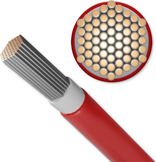 Picture of Qoltec Kabel solarny fotowoltaiczny | 4mm2 | 100m | Czerwony