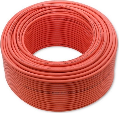 Attēls no Qoltec Kabel solarny fotowoltaiczny | 6mm2 | 100m | Czerwony