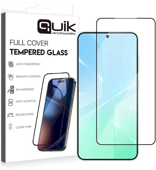 Picture of Quik Accessories Full Cover Tempered Glass for Samsung Galaxy S26