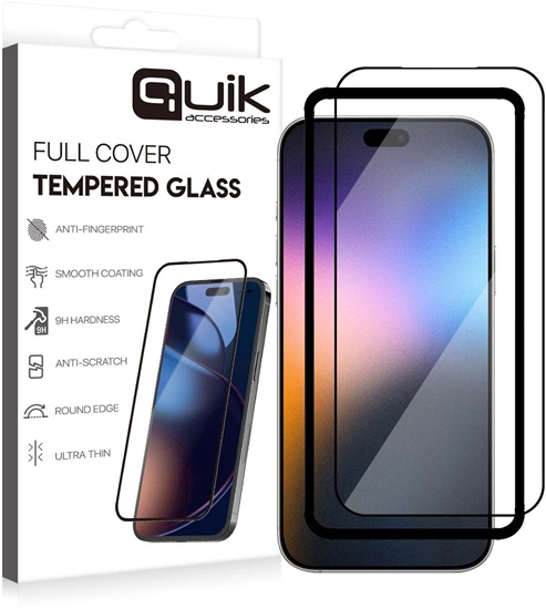 Picture of Quik Accessories Full Cover Tempered Glass for Xiaomi 15T