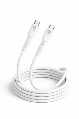 Picture of Quik Accessories QK-1012 Soft Silicone 60W Charging & Data Cable USB-C to USB-C 1m