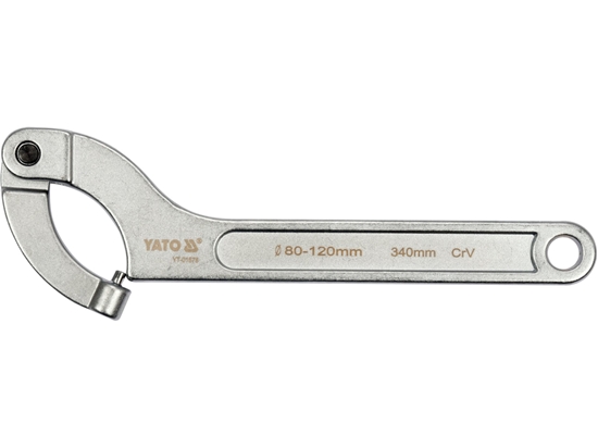 Picture of Regulējama uzgriežņu atslēga Yato YT-01678; 80-120 mm; 340 mm
