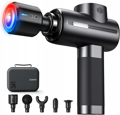 Attēls no RENPHO Active Thermacool Massage Gun - Massagepistole Black