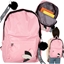 Изображение RoGer School Backpack Pink