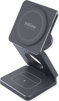 Attēls no Roline 3-in-1 Wireless Foldable Charging Stand, for Samsung Devices