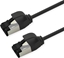 Picture of Roline S/FTP Patch Cord Cat. 8.1 (Class I), LSOH, Slim, PoE, black, 0.3 m