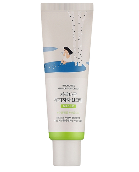Picture of ROUND LAB Birch Juice Moisturizing Mild-Up Sunscreen SPF50+ PA++++ 50ml