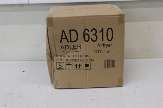 Picture of SALE OUT. Adler | Airfryer | AD 6310 | Power 2200 W | Capacity 3 L | High-volume hot-air circulation technology | Black | DAMAGED PACKAGING, SCRATCHES ON TOP