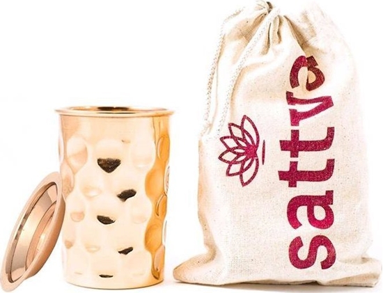 Picture of Sattva Kubek miedziany z pokrywk Diamond 350ml