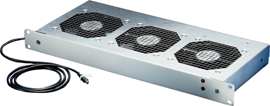 Picture of Schroff 19'' Fan Unit, 1 U, Speed Control and Monitoring, 3 Fans, 24 VDC, Speed-controlled and function-monitored