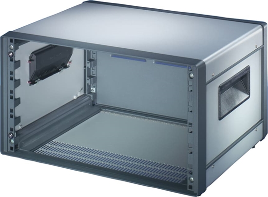Изображение Schroff Comptec 19" Desktop Case, Unshielded, Steel Cover, 6 U, 84 HP, 500 mm