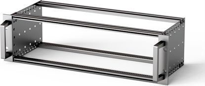 Изображение Schroff EuropacPRO 19" Subrack Kit for Backplane, Heavy, Retrofit Shielding, With Front Handle, 3 U, 235 mm