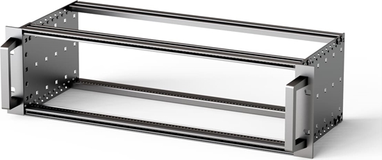 Изображение Schroff EuropacPRO 19" Subrack Kit for Backplane, Heavy, Retrofit Shielding, With Front Handle, 3 U, 235 mm