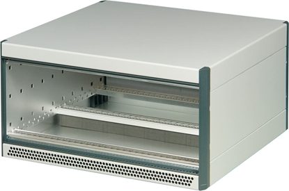 Изображение Schroff RatiopacPRO AIR Complete Case, Desktop, Retrofittable Shielding, Front Trim, 6/7 U, 84 HP, 375 mm