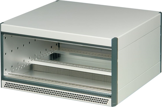 Изображение Schroff RatiopacPRO AIR Complete Case, Desktop, Retrofittable Shielding, Front Trim, 6/7 U, 84 HP, 375 mm