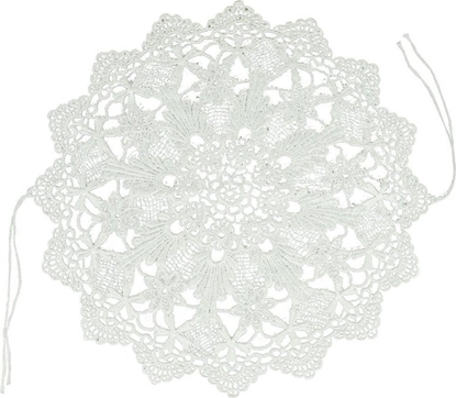 Изображение Serweta aurowa na koszyczek z tasiemkami