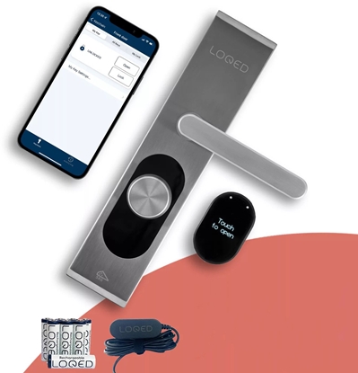 Attēls no Shelly Plug&Play "LOQED Touch Smart Lock Stainless Steal" Smartes Türschloss