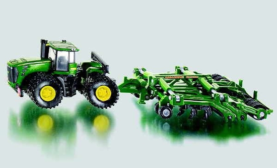 Изображение Siku Traktor John Deere i zestaw do orki - 1856