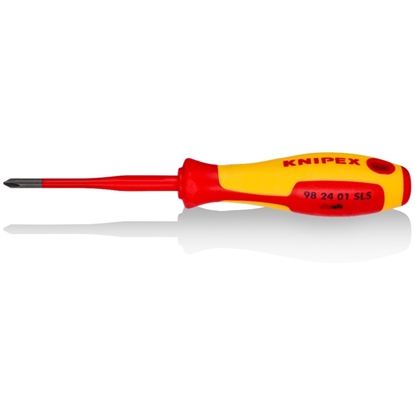 Изображение Skrūvgriezis Knipex 982401SLS; SL/PH1; 80 mm; krusta, plakanais