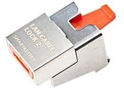 Attēls no SmartKeeper NC13P1OR 12 x LAN Cable Locks 2 without Lock Key Basic Orange SLSART-0316 SLSART0316 (SLSART-0316)