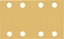 Attēls no Smilšpapīrs Bosch C470; 80x133 mm; K60/120/180; 10 gab.