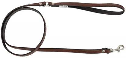 Picture of Smycz skórzana dla psa, brzowy/czarny, XS-S, 12mm/120cm