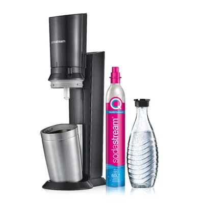 Picture of SodaStream Crystal 3.0 Metal  Stainless steel Black (Boj. iepak.)