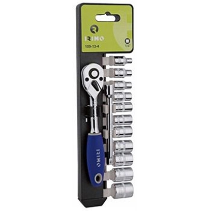 Изображение Sprūdrats Irimo; 1/4'' + uzgriežņu galviņu komplekts