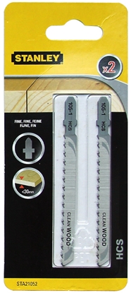 Picture of Stanley Brzeszczoty do wyrzynarki T 2szt. do drewna PVC STA21052
