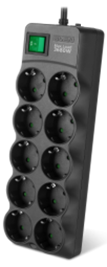 Изображение Strāvas pagarinātājs Sven SF-10E-16 10 sockets 1.8m