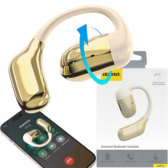 Picture of Suchawka zauszna Dudao U4Pro Bluetooth uniwersalna do obu uszu - beowo-zota