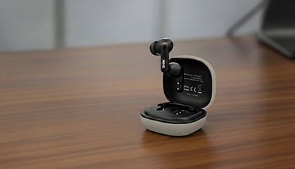 Picture of Suchawki Bluetooth TWS BMW Leather Metal Logo ENC taupe