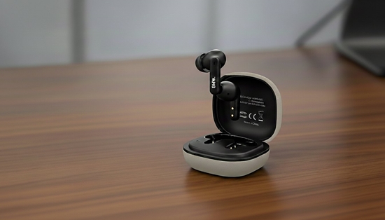 Picture of Suchawki Bluetooth TWS BMW Leather Metal Logo ENC taupe