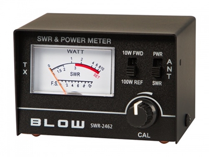 Attēls no SWR reflektometrs, SWR un jaudas mērītājs, CB radio antenas saskaņošana, stāvviļņa koeficients