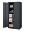 Attēls no Szafa na dokumenty zamykana antracytowa JAN H D600 900 x 1950 x 600 mm