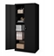 Изображение Szafa na dokumenty zamykana czarna JAN H D600 900 x 1950 x 600 mm