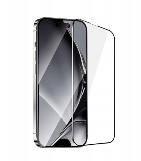 Picture of Szko hartowane z metalow ramk do Samsung Galaxy S25 Plus czarna ramka